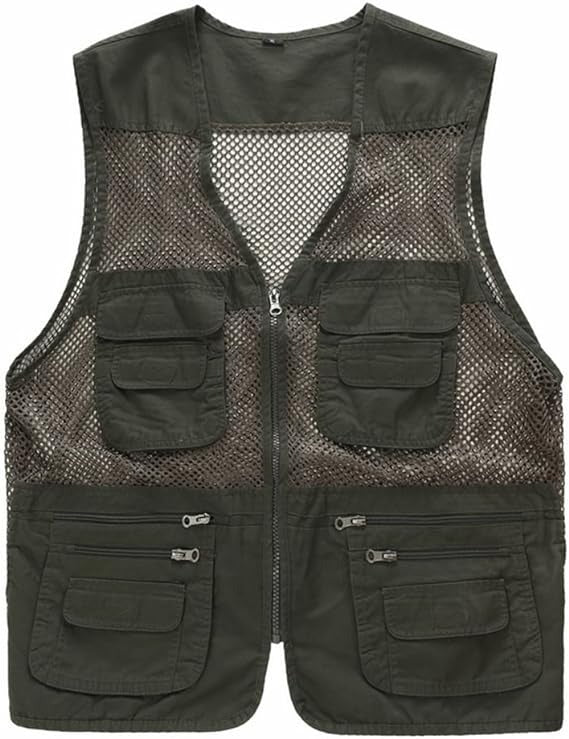 Unisex Mesh Breathable Fishing Vest | Multi-Pockets Photography & Travel Hiking Waistcoat | Kings Wear Apparel Kings Wear Apparel