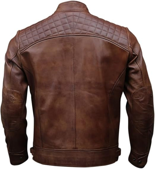 Men's Genuine Leather Biker Jackets – Black & Vintage Brown Lambskin | Kings Wear Apparel Store Kings Wear Apparel