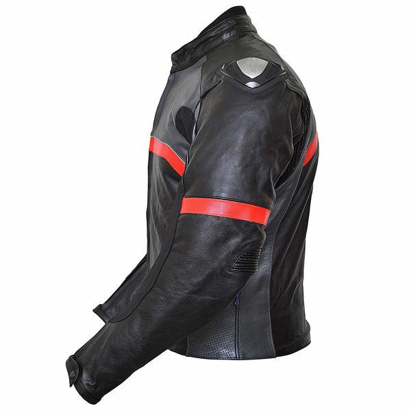 Martial Black Leather Motorbike Jacket | Premium Quality Biker Jacket for Men – Stylish & Durable Kings Wear Apparel