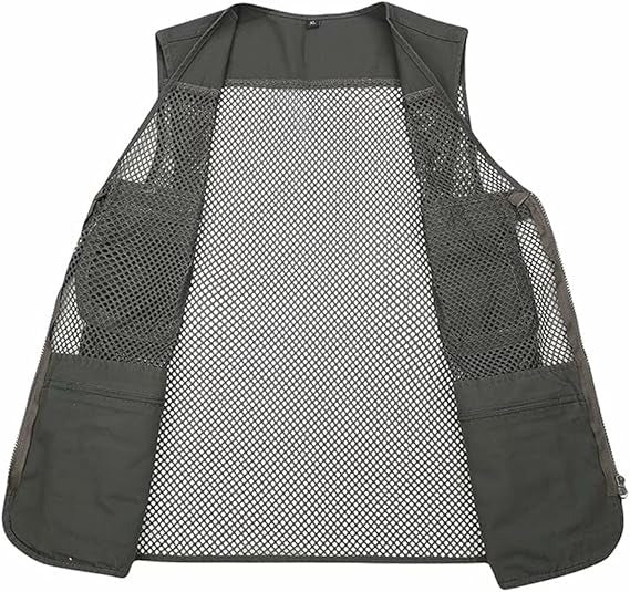 Unisex Mesh Breathable Fishing Vest | Multi-Pockets Photography & Travel Hiking Waistcoat | Kings Wear Apparel Kings Wear Apparel