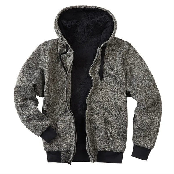 Men's Zip-Up Fleece Hoodie - Soft, Warm, & Stylish Kings Wear Apparel