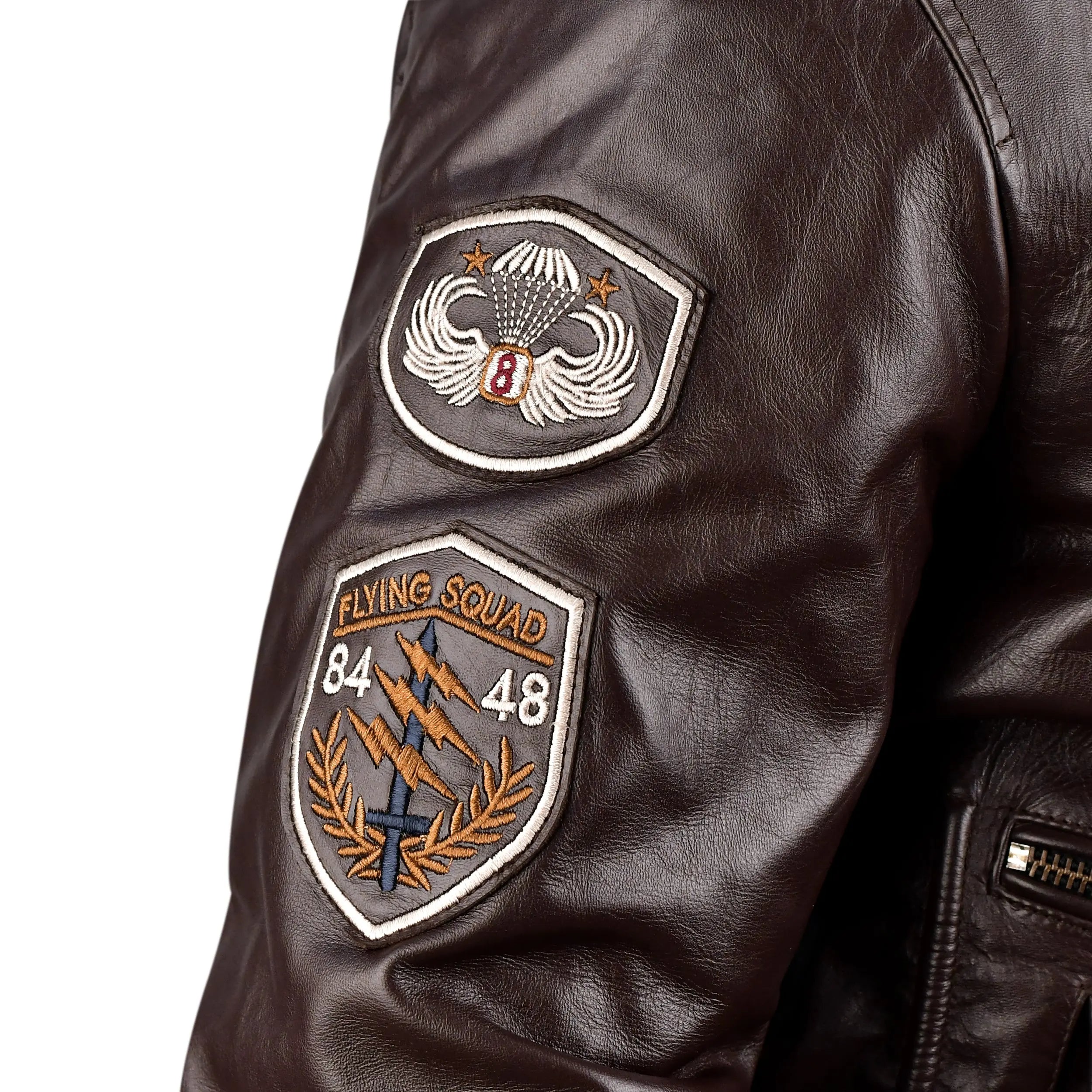 Premium A2 Pilot Genuine Leather Jacket Inspired Gear Kings Wear Apparel