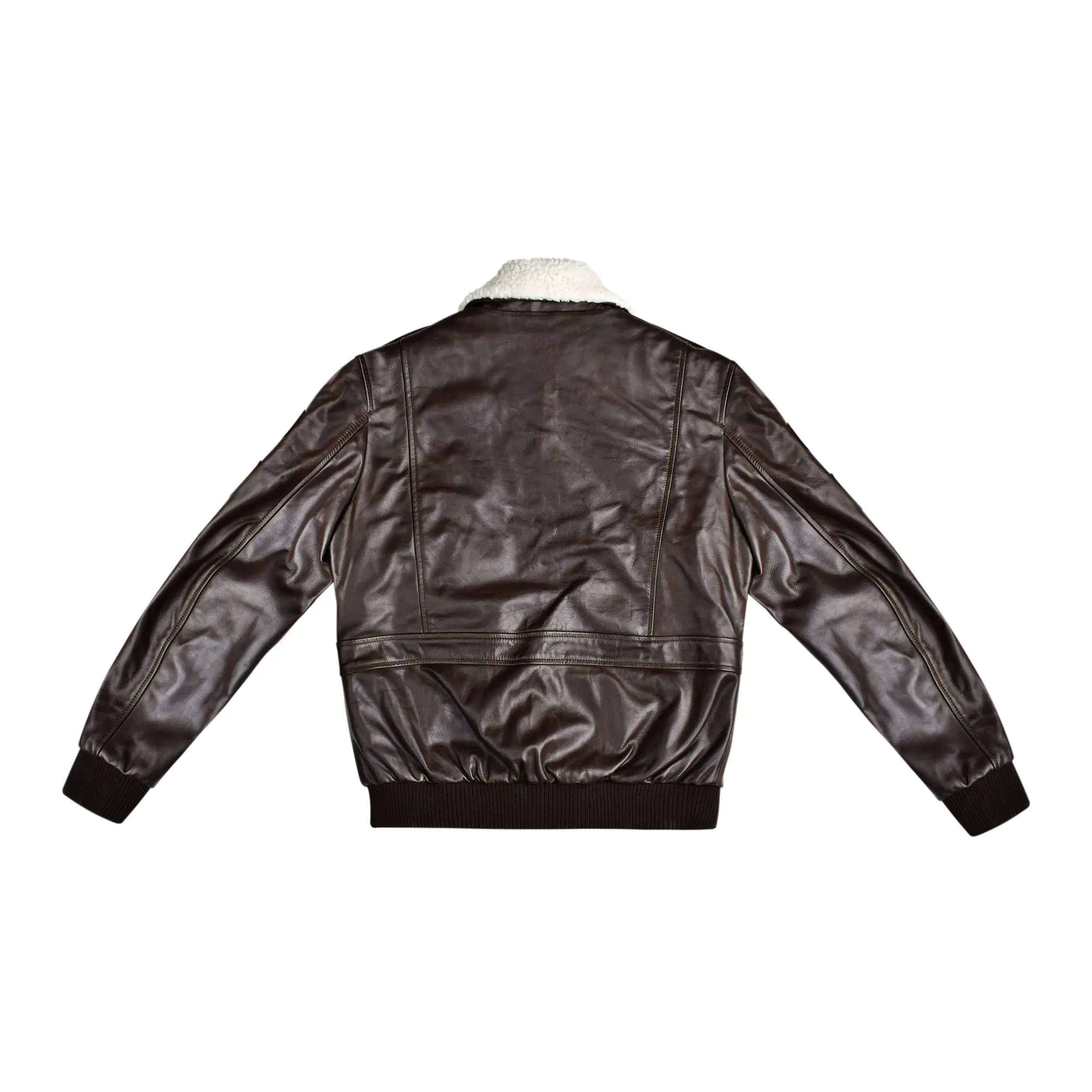 Premium A2 Pilot Genuine Leather Jacket Inspired Gear Kings Wear Apparel