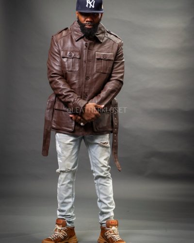 Men's Lazar Leather Jacket [Chocolate]